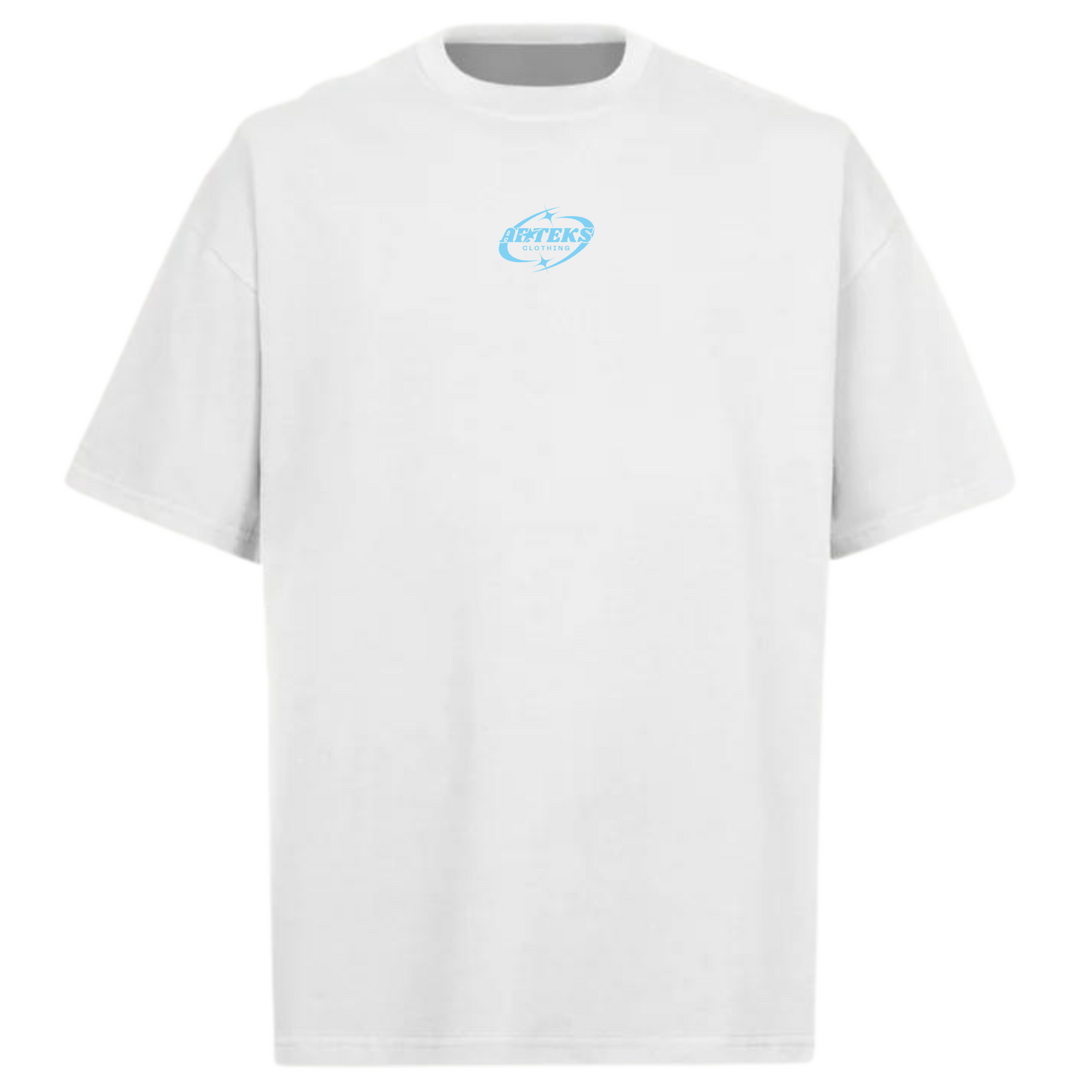 ESSENTIALS WHITE & BLUE T