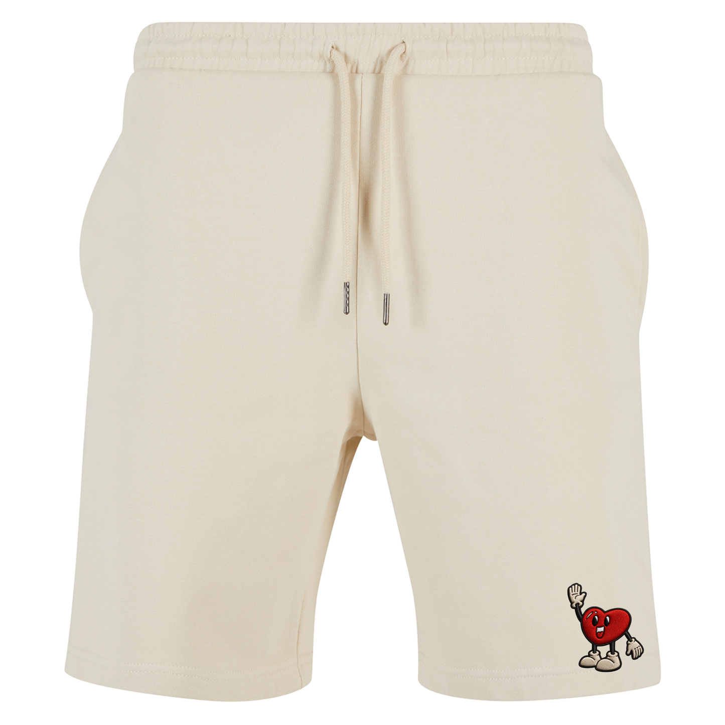 HEY THERE CREAM SHORTS