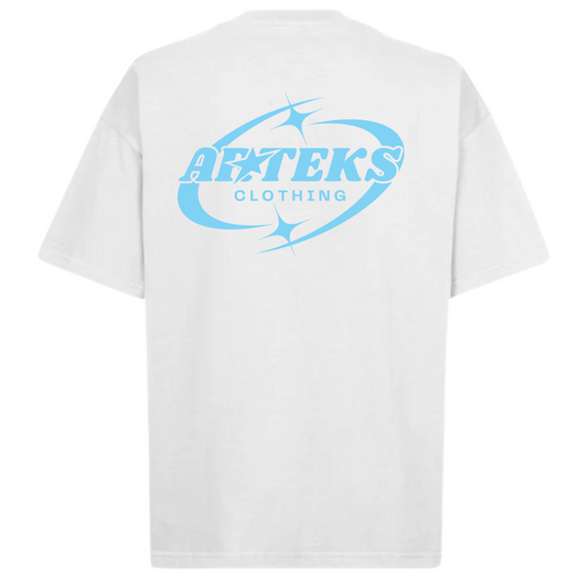 ESSENTIALS WHITE & BLUE T
