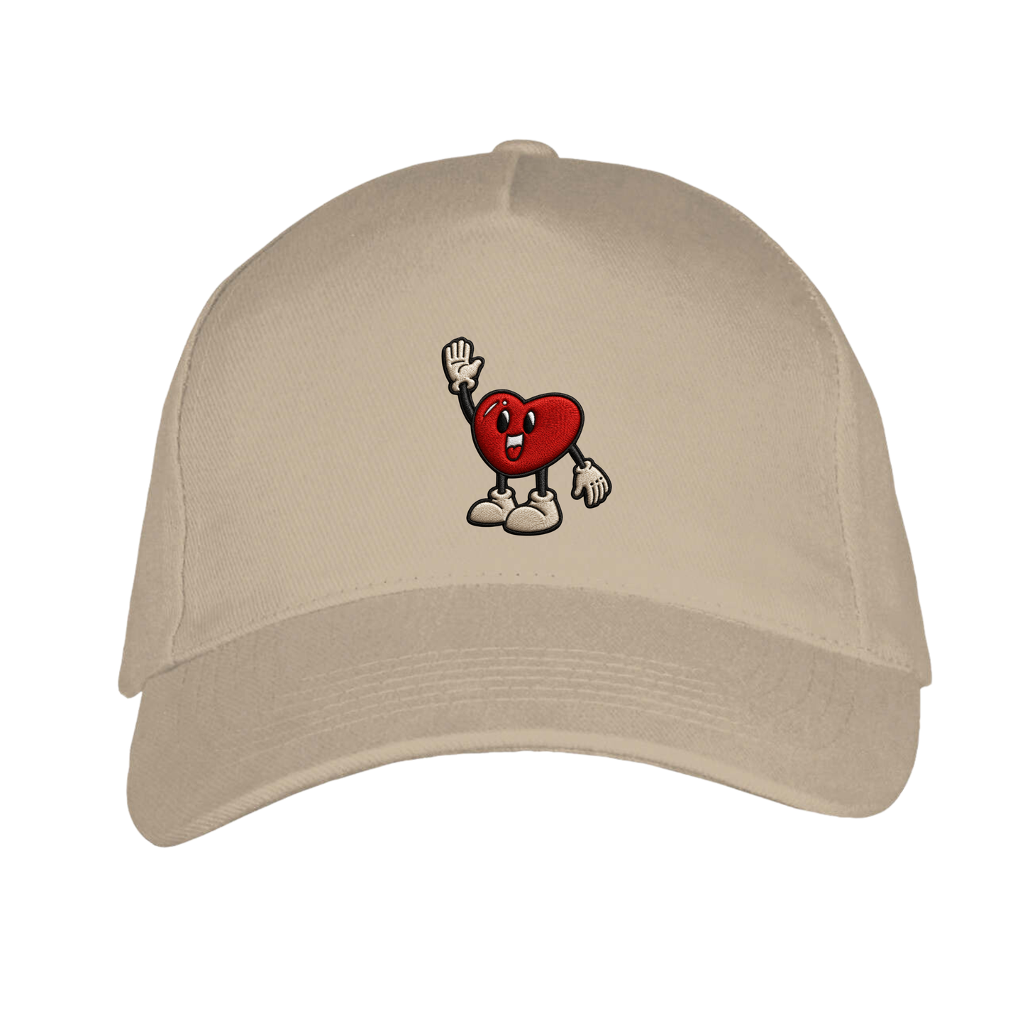 HEY THERE BEIGE CAP